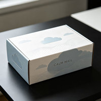 Boîte d'expédition express personnalisée pour lunettes de soleil de luxe, petite boîte en carton ondulé avec logo personnalisé