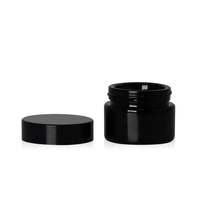 Bouteille en verre UV, noir et violet, pour emballage cosmétique, pot de 250ml, 500ml et 1000ml