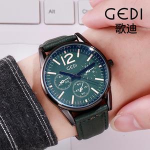 Montre à bracelet en cuir imperméable pour homme, style européen et américain décontracté, offre spéciale pour les vacances - Product Image 4