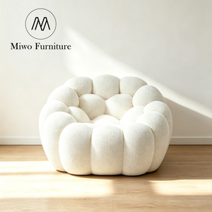 Sillón Personalizado de Tela de Lino y Terciopelo con Burbujas en Verde, Gris y Morado para Muebles de Hogar, Sala de Estar, Dormitorio, Habitación <span class=keywords><strong>Infantil</strong></span>, Exterior - Product Image 4