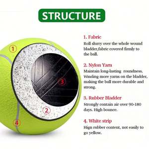 Pelotas de Tenis de Entrenamiento para Adultos con Logotipo Personalizado de Alta Calidad, Pelotas de Pádel de Goma Presurizadas Profesionales, Venta al Por Mayor de Fábrica, Portátiles - Product Image 4