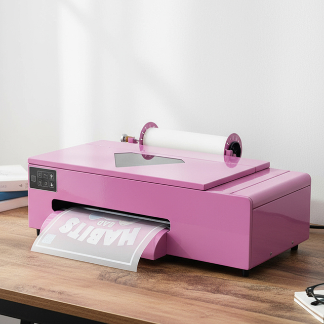 Economical Desktop DTF Printer A3, Compact Size Low Freight, Smart System, Cutter, Easy to Operate