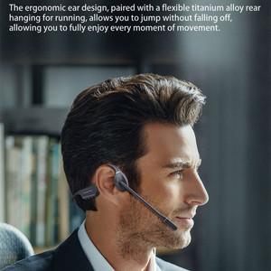 Tai nghe không dây <span class=keywords><strong>Bluetooth</strong></span> chống ồn chuyên nghiệp SOYA OEM, âm thanh nổi, chống nước, dành cho doanh nhân, có micro - Product Image 4