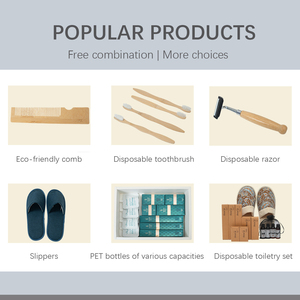 Artículos <span class=keywords><strong>de</strong></span> Aseo Desechables para Hoteles Todo Incluido, Económicos, Kit Dental Completo y Pantuflas Blancas Transpirables para Huéspedes - Product Image 6