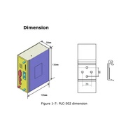 Nouveau module de surveillance et de débogage à distance d'origine PLC-507-W0 PLC-507-W4 Contrôleur de programmation PLC