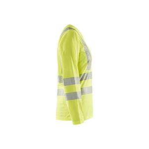 BLAKLADER - 348510133300S Camiseta Hi-Vis Mujer manga larga Amarilla-EAN 7330509645284 ROPA DE TRABAJO DE 2017 - Product Image 4