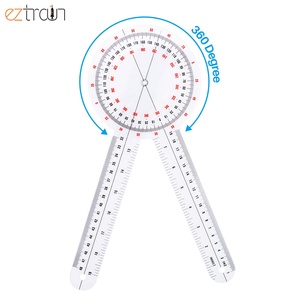 Ensemble de goniomètres 3 pièces 12 ", 8", 6 "ruban à mesurer pour le corps-thérapie physique, fitness, rapporteur, règle d'ange outil de mesure - Product Image 3