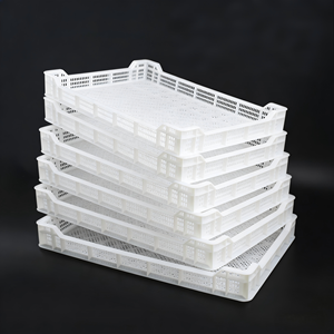 New Type Efficient Developed Pe Stackable Plastic Drying <strong>Tray</strong> for Dehydration Softgel <strong>Candy</strong> Capsule Vitamins - Product Image 1