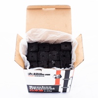 Feu Max charbon de bois de bambou tout naturel noir sans fumée sain haute valeur calorifique résistant aux brûlures Barbecue Grill charbon de bois