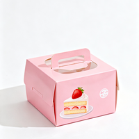 Boîtes d'emballage alimentaire écologiques personnalisées en papier pour beignets, gâteaux, biscuits, pain, en-cas et autres friandises