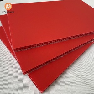 Protection de <span class=keywords><strong>sol</strong></span> en nid d'abeille double couche rouge 2200x1200x10mm, feuille de protection en nid d'abeille FR PP, protection de <span class=keywords><strong>sol</strong></span> anti-chocs - Product Image 2