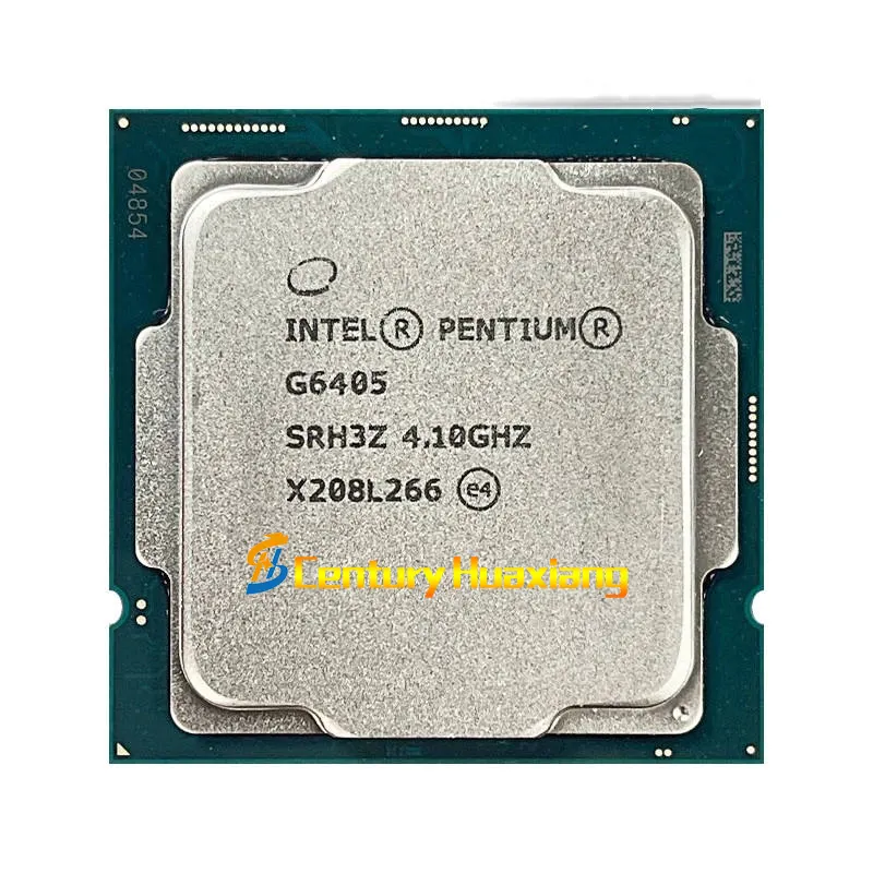 Intel pentium Vàng g6405 CPU 4.1GHz 4M mới khay CPU mới máy tính để bàn PENTIUM CPU LGA Bộ vi xử lý 1200