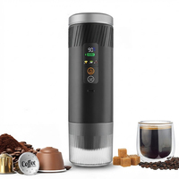 Machine à expresso automatique compacte avec 20 bars de pression, cafetière sans fil idéale pour le camping, les voyages en voiture et les road trips