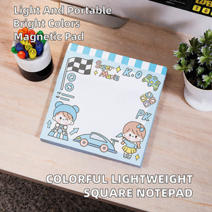 สมุดโน้ตแม่เหล็กแบบตัดไดคัท ดีไซน์สีสันสดใส น้ำหนักเบา เป็นมิตรกับสิ่งแวดล้อม สำหรับใช้ในครัวเรือน - Product Image 2