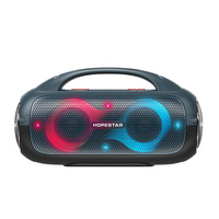 Enceinte Karaoké Portable Hopestar A50 Mini 80W Haute Puissance avec Subwoofer Bluetooth et Lumières LED pour Fêtes en Extérieur