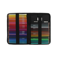 Lot de crayons de couleur en bois BonVada BV-CPP407, 240 couleurs, avec boîte métallique pour le dessin artistique