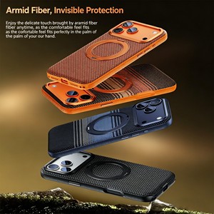 Funda de Lujo para Teléfono con Soporte Magnético, Antigolpes y Protectora, para iPhone 17 Pro Max - Product Image 2