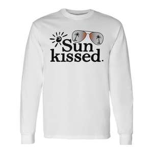 T-shirt à manches longues Sun Kissed pour les vacances d'été à la plage - Product Image 1