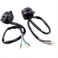 New 7/8-inch Motorcycle/Electric Vehicle Modified Performance Modification Ignition Switch Starter Horn Turn Signal Light Switch