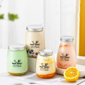 Botellas de Plástico PET Desechables Cilíndricas para Café, Jugo, Leche, Té - Vasos para Bebidas con Serigrafía - Product Image 2