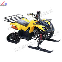 Quad électrique à chaîne, buggy de plage, motoneige avec chenilles, essentiel pour les activités de plein air en famille