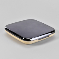Boîte de poudre solide compacte carrée de point culminant de vente d'usine nouveau design pour l'emballage cosmétique et personnalisé