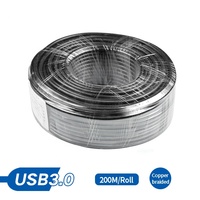 Câble de données USB 3.0 DIY semi-fini en cuivre nu, câble d'extension USB non fini mâle-femelle pour imprimante