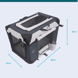 Collapsible Oxford <strong>Soft</strong> <strong>Dog</strong> <strong>Crate</strong> Zipper Portable Travel <strong>Crate</strong> for Large <strong>Dogs</strong> Foldable Indoor/Outdoor Car Travel Customized - Product Image 4