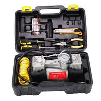 Compresseur d'air automatique portable pour voiture - Gonfleur de pneus robuste 150 PSI avec double compensateur