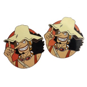 Neue Ankunft Backing Cards Anstecknadel Metall Einteiler Anime Hartem ail Abzeichen Ruffy Pins Emaille Custom Anstecknadel - Product Image 5