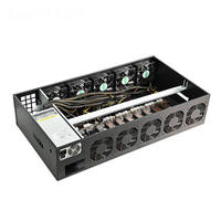 B12S 12 Gpu boîtier de cadre de serveur silencieux boîtier Gpu ordinateur boîtier personnalisé 8 12 Gpu avec alimentation de carte mère