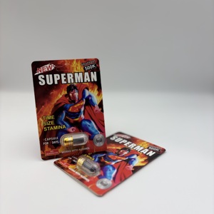 Cápsulas Superman de Alta Gama, Complejo Vitamínico Botánico Avanzado para Mejorar la Resistencia Física Diaria - Product Image 1