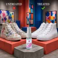 Essence liquide nano-shield invisible A1 de qualité industrielle avancée, blanc laiteux, à base de micro-silice céramique, imperméabilisante et anti-taches