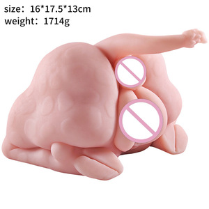 Exotischer Fantasy-Hirschtorso mit Schwanz, Hüfte und Po-Masturbator, Doppelte Vaginal- und Analkanäle, Körpersicheres TPE-Silikon-Sexspielzeug für Männer - Product Image 1