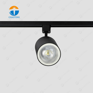 350 độ có thể điều chỉnh trần đường sắt đèn nhôm hiện đại <span class=keywords><strong>LED</strong></span> <span class=keywords><strong>PAR30</strong></span> E27 chiếu sáng theo dõi đèn lịch thi đấu nhà ở theo dõi xuống ánh sáng tại chỗ - Product Image 2