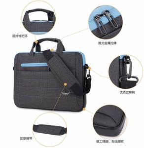 กระเป๋าเอกสารธุรกิจของผู้ชายที่มีความจุมากกระเป๋าแล็ปท็อปผ้าใบและอ็อกซ์ฟอร์ดกันน้ำพร้อมสายคาดลำตัวสำหรับสำนักงานและการเดินทาง - Product Image 3