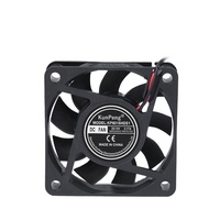 6015 0.26A 35dBA 6CM 12V 24V 3000 tr/min 60x60x15mm 60mm Dc petit ventilateur de refroidissement à flux axial sans brosse