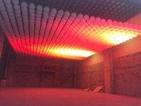Winch Kinetic Lights Pixel Art DMX Plataforma de control Bolas móviles Escultura Personalizar Polipasto RGB Led Disco Iluminación Etapa de elevación
