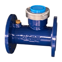 Woltmann Water Meter DN125 125mm Cast Iron Flange Industrial Water Flow Meter for Commercial Use