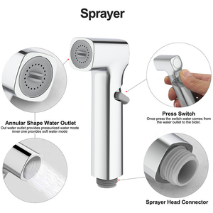 Robinet mitigeur douche pluie à main, ensemble robinet douche <span class=keywords><strong>WC</strong></span> Jet Shattaf <span class=keywords><strong>Bidet</strong></span> Spray pour hôtels et salles de bain musulmanes pour toilettes - Product Image 4