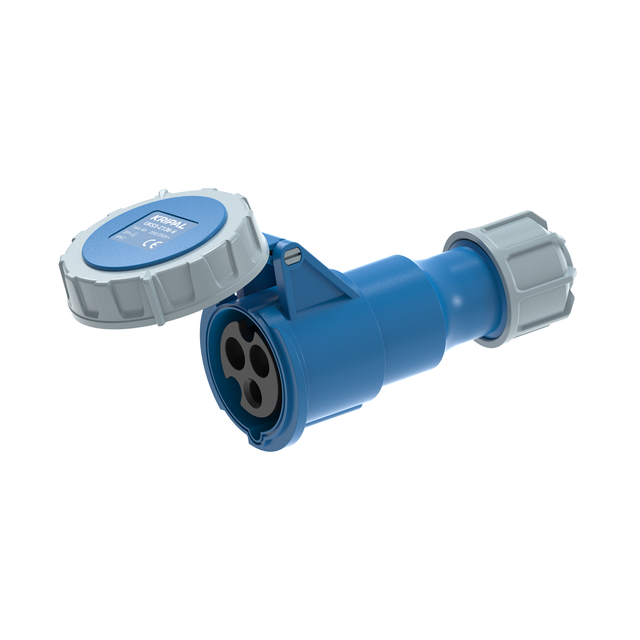 CEE Kripal 16Amp 16A Industrial Connectors 3P AC Socket Set IP67 3 Phase Electrical Plug and Socket 4P 5P for EV Charger Plug