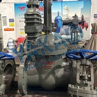 Vanne à opercule en acier inoxydable type cale 316L/304/CF8M/CF3M/Duplex 2507 4"/6"/8"/10" classe 300 à brides RTJ NACE