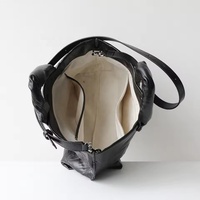Bolso Tote de Cuero Vacuno Genuino para Mujer, con Asa Superior Trenzada, Correa Cruzada Desmontable y Ajustable