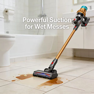 Aspirateur eau et poussière 500W équipé d'une batterie amovible pour une autonomie jusqu'à 55 minutes à 33Kpa - Product Image 6