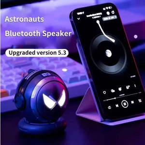 Escritorio Portátil Recargable con Diseño Cyberpunk para Altavoz 5.3, Luz LED en Forma de Bola, Woofer, Teléfono Móvil, Uso en Exteriores - Product Image 2