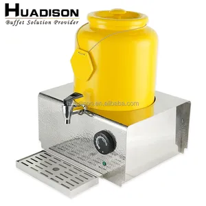 Huadison Hotel Equipment High Quality Electric Hot Milk Dispenser Machine Commercial Tea Coffee Urn Buffet For Sale