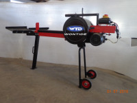Fendeuse de bûches automatique rapide cinétique portable Wontide 10 tonnes avec moteur électrique à vendre