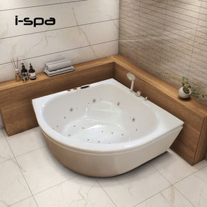 Bañera de Hidromasaje Triangular Moderna de Acrílico Independiente IZE - Product Image 1