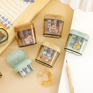 Capybara mài đôi lỗ trong suốt bút chì mài sinh viên văn phòng phẩm giải thưởng cuối cùng - Product Image 3