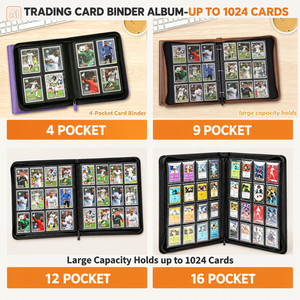 สมุดใส่การ์ด TCG แบบสั่งทำพิเศษ 4 ช่อง วัสดุหนัง PU พร้อมโลโก้สั่งทำ สำหรับ <span class=keywords><strong>MTG</strong></span> - Product Image 4